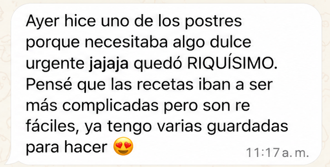 Testimonio de una compradora